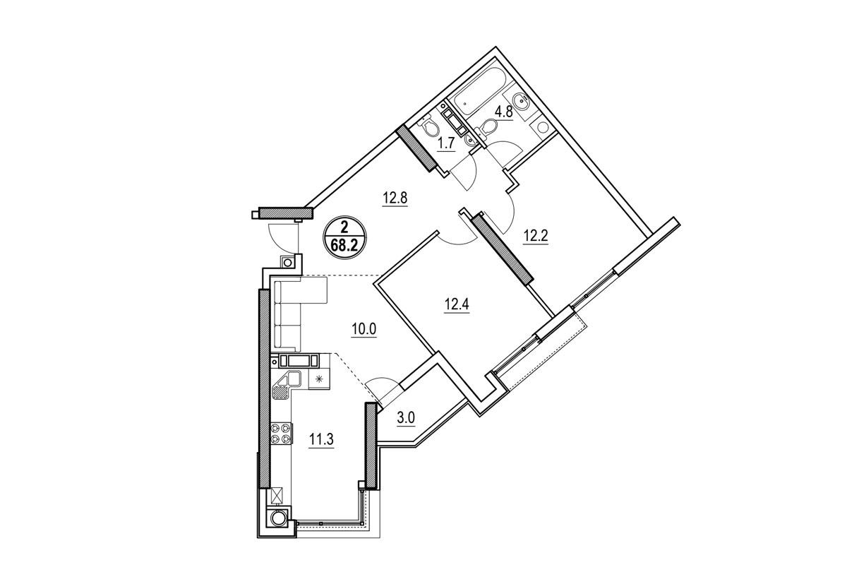 Apartament 68.2