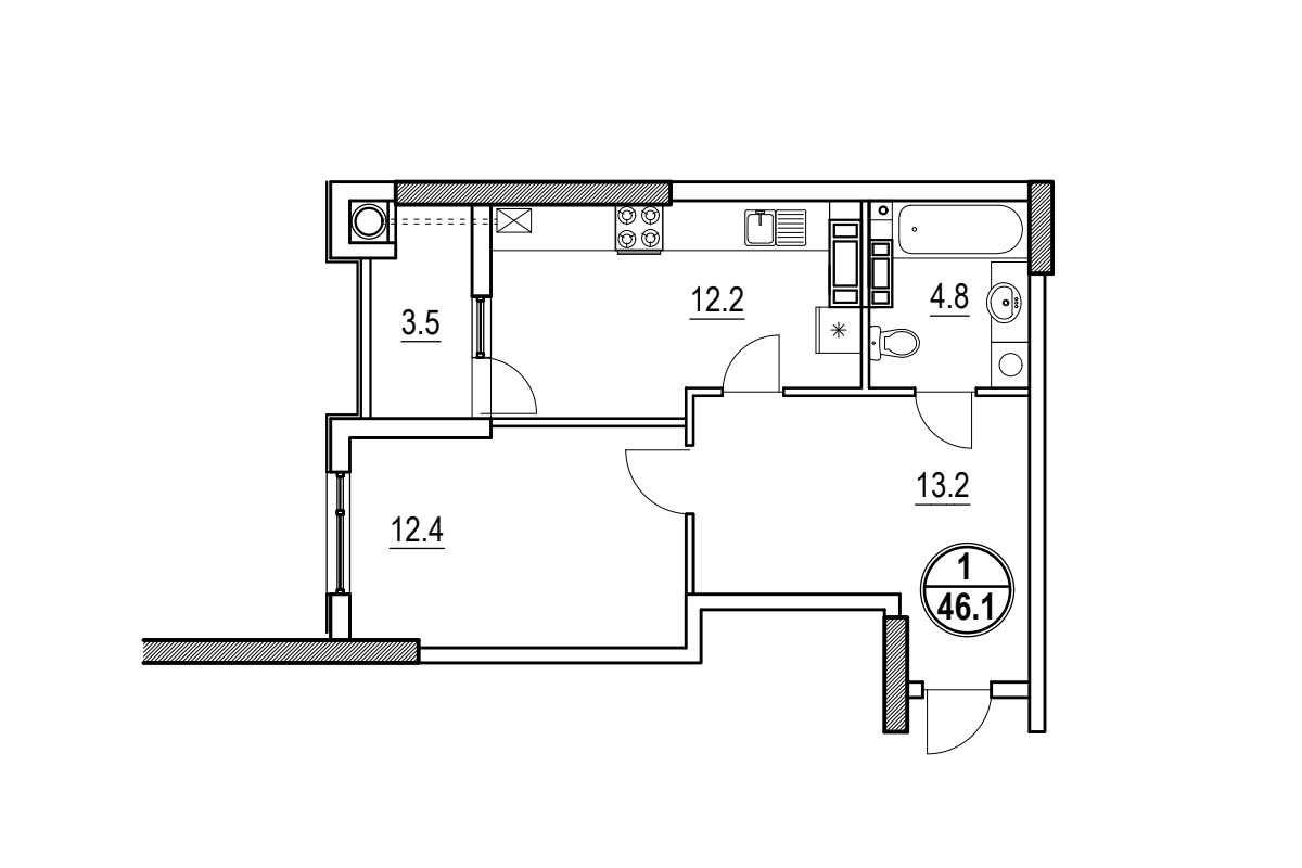 apartament 46.1