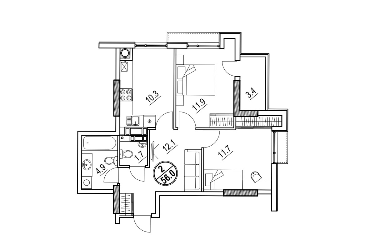 apartament 56