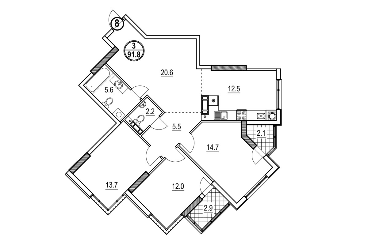 Apartament soroca 2